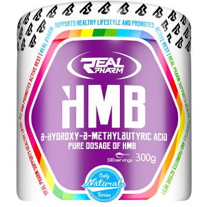 HMB - suplement diety - Real Pharm - 300g Orange Lemon