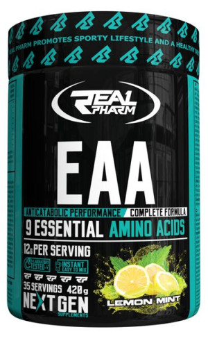EAA - aminokwasy - Real Pharm - 420g Orange