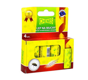 CHEMIS lep okrągły na muchy 4szt