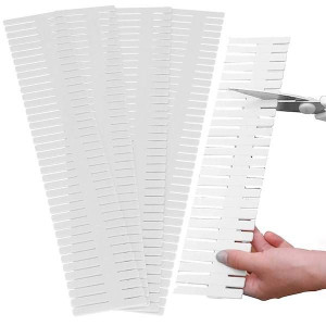 Przegrody do szuflady separatory organizer biały 12 szt.