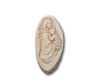 Płaskorzeźba Maryja Maria Dzieciątko Jezusek 34cm X 16,5cm