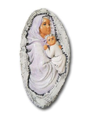 PŁASKORZEŹBA Maryja z dzieciątkiem PREZENT duży Obraz na Ścianę XL