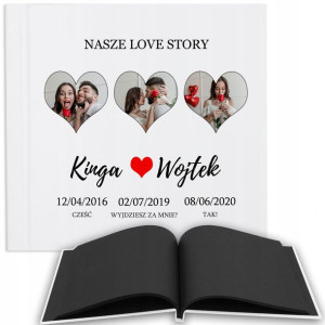 Album Czarne Strony Prezent Na Walentynki Wz Imię
