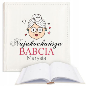 ALBUM EKOSKÓRA Na Prezent Dzień Babci Wzory imię