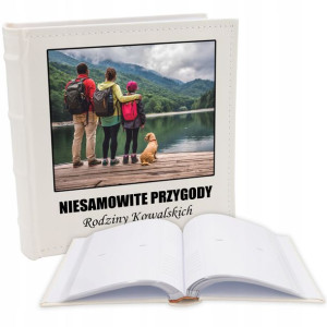 ALBUM na ZDJĘCIA SZYTY Personalizowana OKŁADKA