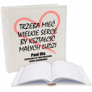 ALBUM Prezent dla NAUCZYCIELA Własna OKŁADKA Wzory