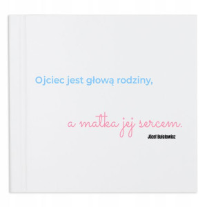 ALBUM SZYTY Prezent RODZINNY WIELE WZORÓW Cytaty