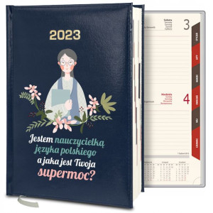 KALENDARZ 2023 Prezent dla NAUCZYCIELKI POLSKIEGO