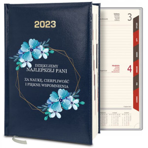 KALENDARZ A5 2023 Prezent DZIEŃ NAUCZYCIELA Wzory