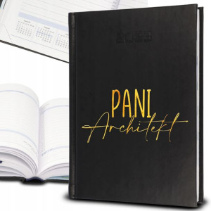 Kalendarz A5 2023 Prezent Pani Architekt Wz Gold
