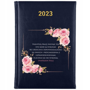 KALENDARZ Dzienny A5 2023 CYTATY Motywacyjne Wzory