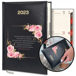 KALENDARZ Dzienny A5 2023 CYTATY Motywacyjne Wzory