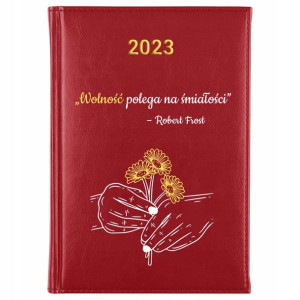 KALENDARZ Dzienny A5 2023 CYTATY ŻYCIOWE Wzory
