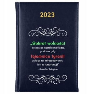 KALENDARZ Dzienny A5 2023 CYTATY ŻYCIOWE Wzory