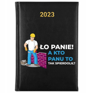 KALENDARZ Dzienny Terminarz A5 2023 dla MURARZA