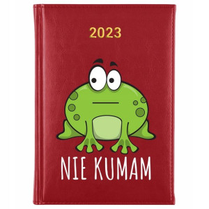 KALENDARZ Terminarz Dzienny A5 2023 Śmieszne Wzory