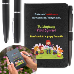 NOTES A6 + DŁUGOPIS Prezent dla PRZEDSZKOLANKI Mix