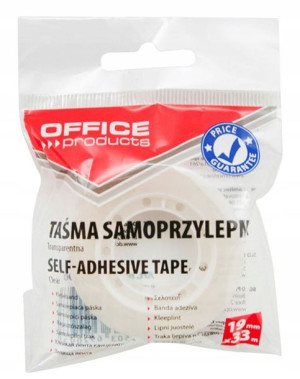 Taśma biurowa OP 19mm x 33m krystaliczna