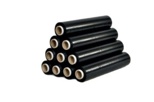 Folia stretch - pakiet 10 x czarna 2,6kg