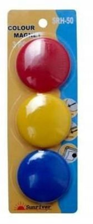 Magnesy do tablic 50mm (3szt.) mix kolor