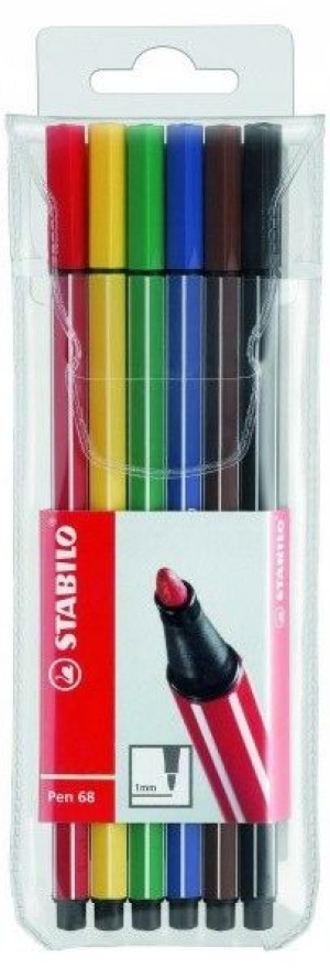 Zestaw pisaków STABILO PEN 68 6 kolorów