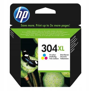 Tusz kolorowy, oryginalny HP 304XL