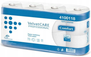 Papier toaletowy VELVET Professional 8 szt. biały
