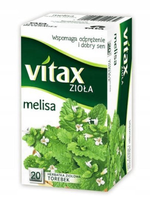Herbata VITAX melisa 20 torebek