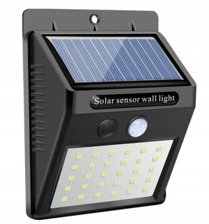 Lampa solarna LED czujnikiem ruchu i zmierzchu