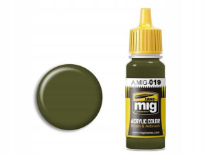 Farba akrylowa 4BO Russian green A.MIG019 AMMO Mig