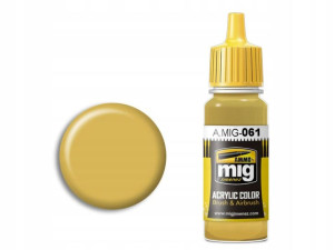 Farba akrylowa Warm sand-yellow A.MIG061 AMMO