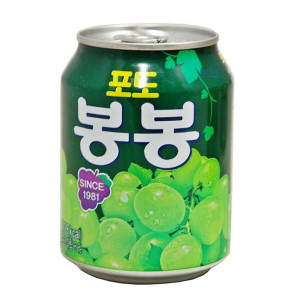 Soki winogronowy z kawałkami owoców BONG BONG 238 ml Haitai Korean