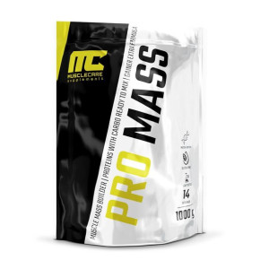 Pro Mass - BIAŁKO WĘGLOWODANY ODŻYWKA - Muscle Care - 1000g Chocolate