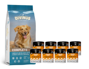 Divinus Complete witaminy i minerały 20kg + Mr.BIG kawałki w sosie z kurcza