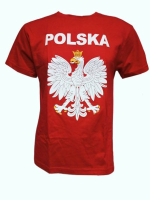 Koszulka Polska Fan Czerwony