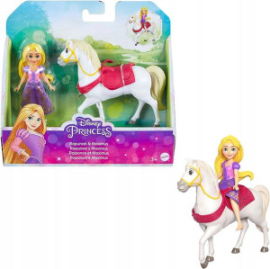 Hlw84 Disney Princess Lalka Roszpunka Koń Maximus