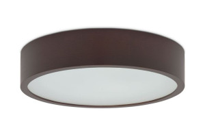 Katia 375 wenge, okrągły plafon drewniany 2x E27