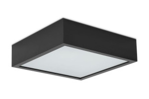 QUADRO 305 czarny kwadratowy plafon drewniany