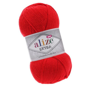 Włóczka Alize Extra - 56 Czerwony