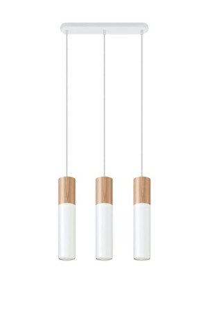  Lampa wisząca PABLO 3 biała