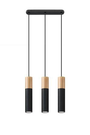  Lampa wisząca PABLO 3 czarna