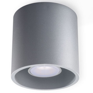 Plafon ORBIS P1 szary walec tuba spot GU10