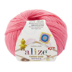 Włóczka Alize Cotton Gold Hobby - 33 Koralowy
