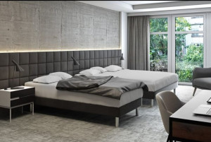 LUX  Baza łóżka tapicerowanego 80x200