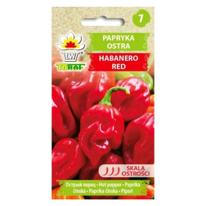 Papryka ostra Habanero Red - nasiona 0,2 g - Toraf