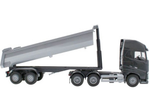 Emek 22353 Volvo FH 16 ciągnik z naczepą wywrotką - kabina czarna