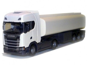 Emek 90602 Scania S ciągnik z cysterną biały
