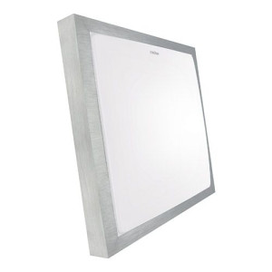 Plafon LED srebrny  ALEX D 18W 4000K IDEUS