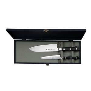 Tojiro DP37 Nóż Santoku 17 cm + Uniwersalny 12 cm