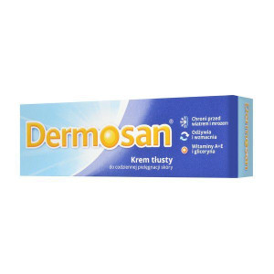 Dermosan krem tłusty do twarzy i ciała wit A+E 40 g